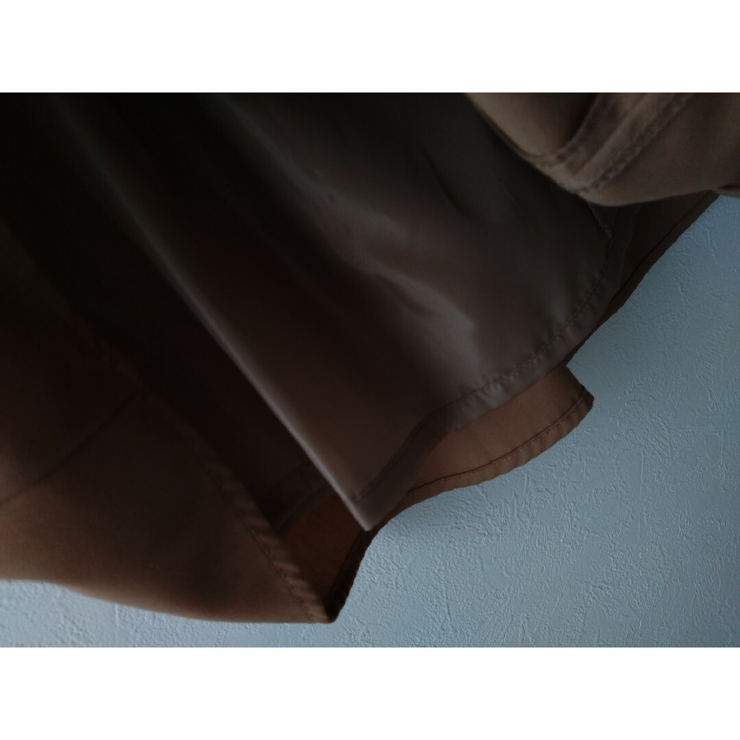しまむら(シマムラ)の【新品】ウエストリボン付きウエストゴムスカート ラインストーン付きファスナー レディースのスカート(ひざ丈スカート)の商品写真
