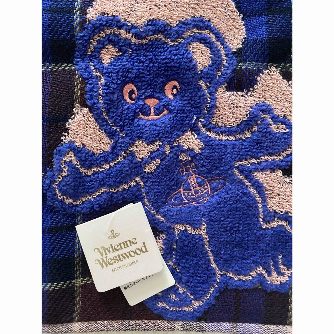 Vivienne Westwood(ヴィヴィアンウエストウッド)の【新品未使用】ヴィヴィアンウエストウッド タオルハンカチ2枚セット レディースのファッション小物(ハンカチ)の商品写真