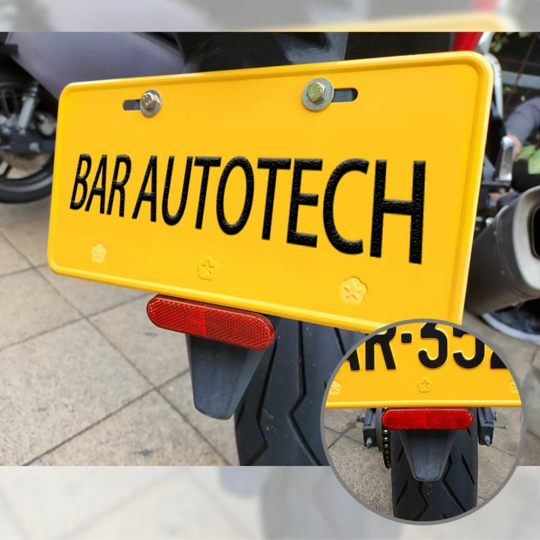 色:08.テープ張付タイプ-楕円形《 BAR AUTOTECH 》 バイ その他のその他(その他)の商品写真