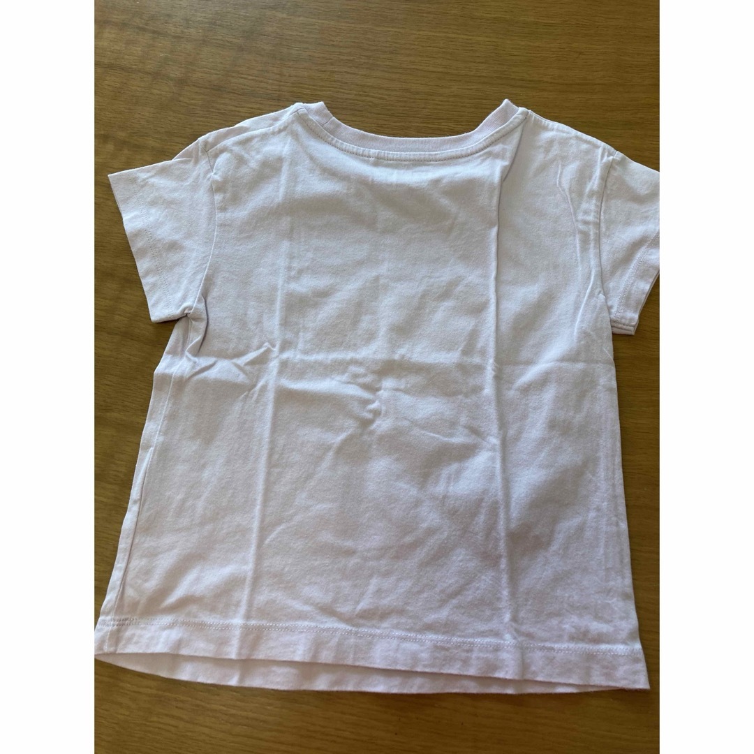 UNIQLO(ユニクロ)の110サイズ 2枚セット キッズ/ベビー/マタニティのキッズ服女の子用(90cm~)(Tシャツ/カットソー)の商品写真