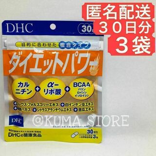 3袋 DHC ダイエットパワー 30日分 カルニチン アルファリポ酸 BCAA(その他)
