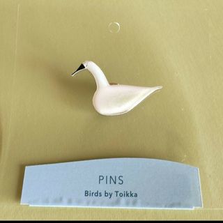 iittala - 未使用 イッタラ バード 白鳥 ピン ブローチ SWAN OIVA 北欧