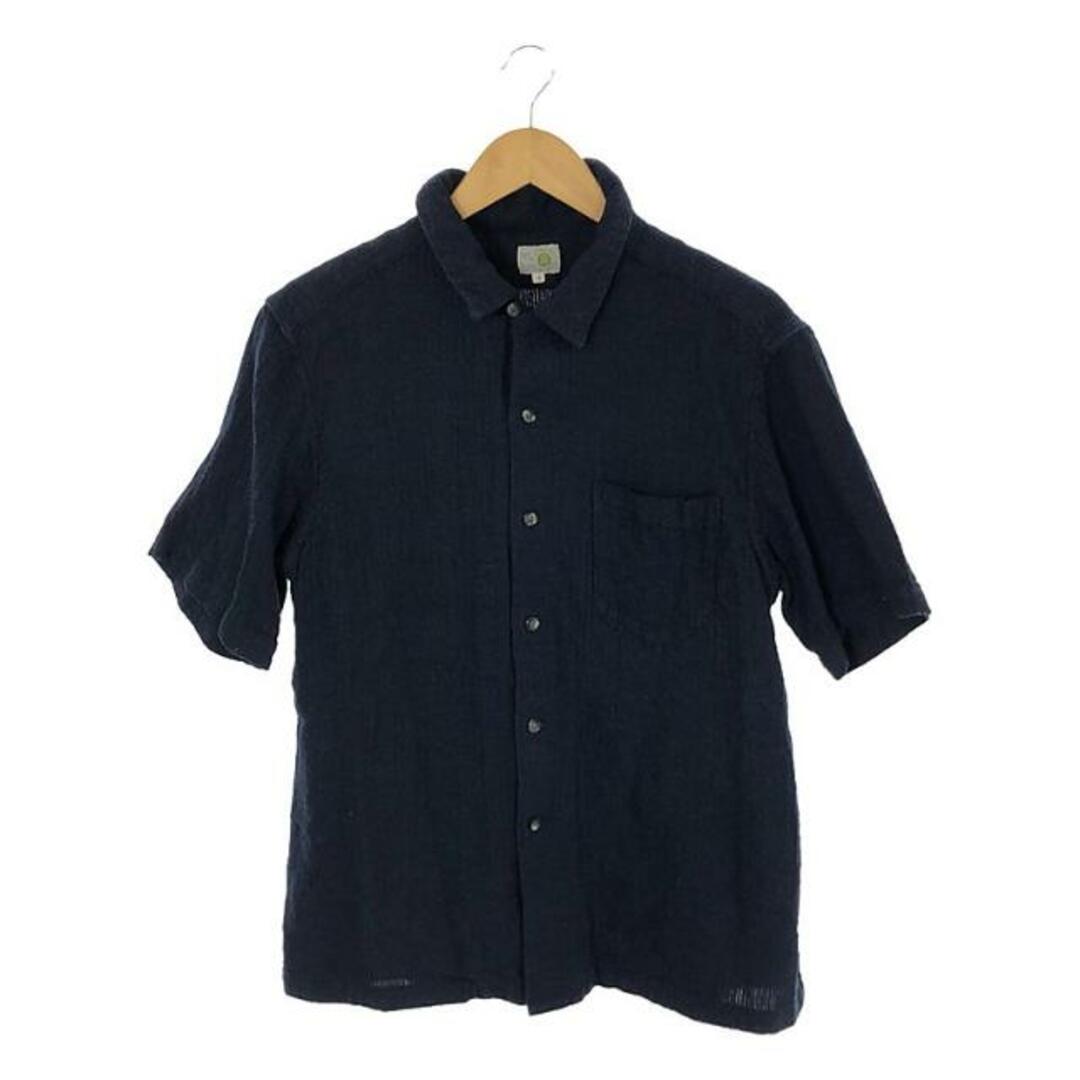 GO HEMP(ゴーヘンプ)のGO HEMP / ゴーヘンプ | レギュラーカラーシャツ | M | インディゴブルー | メンズ メンズのトップス(Tシャツ/カットソー(半袖/袖なし))の商品写真