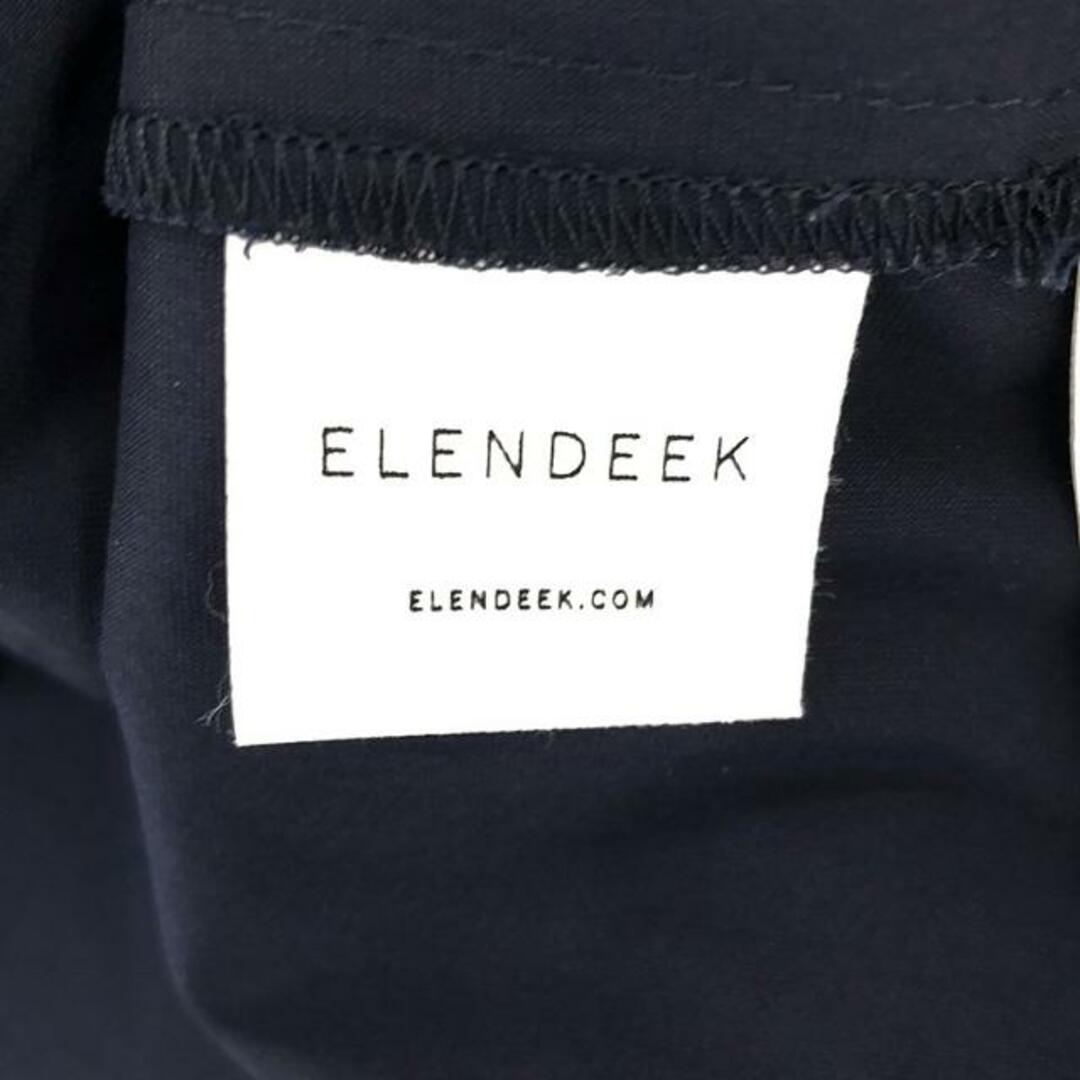 ELENDEEK(エレンディーク)のELENDEEK / エレンディーク | ティアードニットセットワンピース | 2 | ネイビー×ブラック | レディース レディースのワンピース(ロングワンピース/マキシワンピース)の商品写真