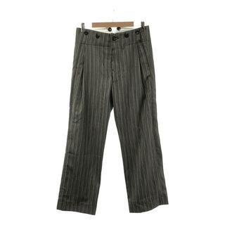 【美品】  JOHN ALEXANDER SKELTON / ジョンアレキサンダースケルトン | wool tuck trousers / ウール タック トラウザーズ パンツ | S | black | メンズ(その他)