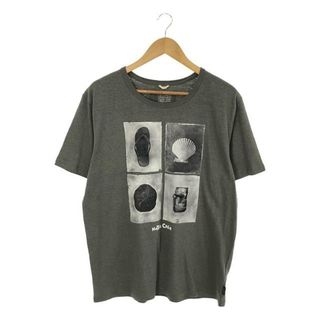 ゴーヘンプ(GO HEMP)のGO HEMP / ゴーヘンプ | NATURE CALLS / MONO TONE BASIC SHORT SLEEVE TEE / オーガニックコットン プリントTシャツ | L | グリーン | メンズ(Tシャツ/カットソー(半袖/袖なし))