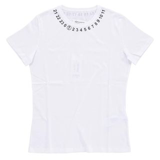 Maison Martin Margiela - Maison Margiela カレンダーネック Tシャツ 白 M