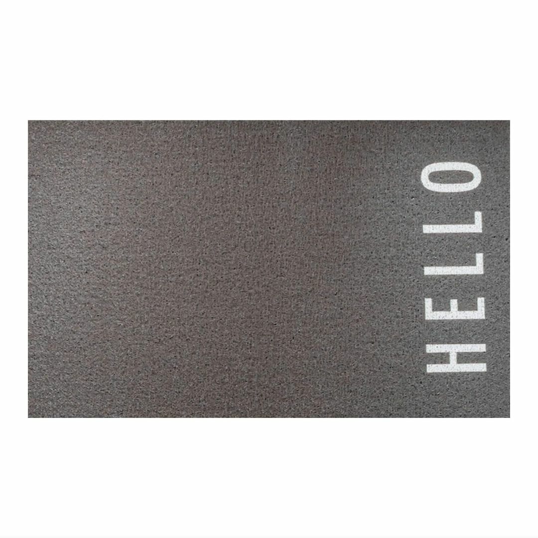 【色: HELLO】[DoubleQuotation] 玄関マット 屋外 屋内  インテリア/住まい/日用品のラグ/カーペット/マット(ラグ)の商品写真