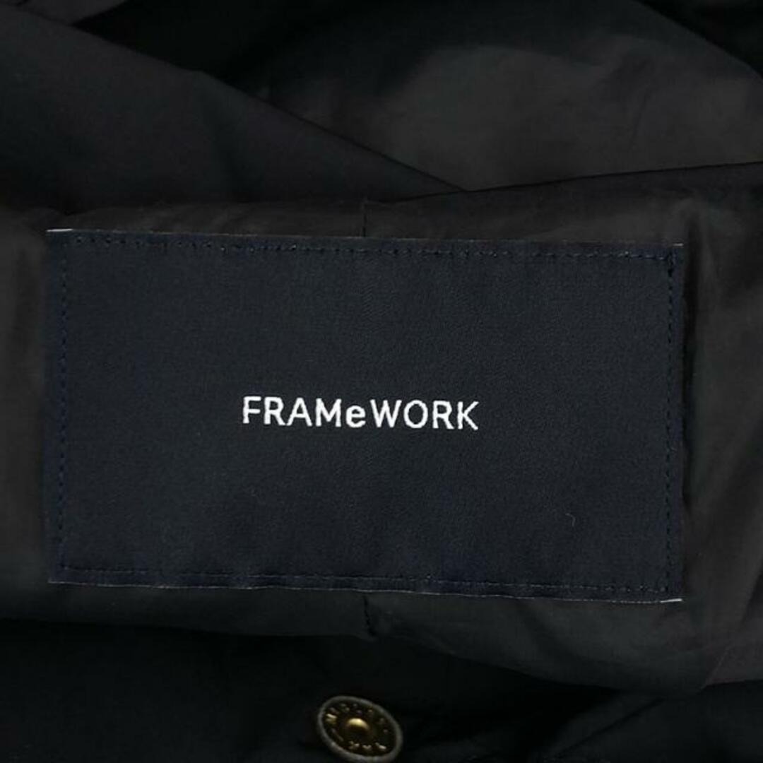 FRAMeWORK(フレームワーク)の【美品】  Framework / フレームワーク | 2021AW | LUDIAフード付きブルゾン / ロングジャケット | 38 | ネイビー | レディース レディースのジャケット/アウター(その他)の商品写真