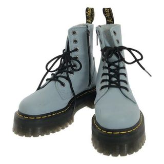 ドクターマーチン(Dr.Martens)の【美品】  Dr.Martens / ドクターマーチン | Jadon III Pisa Leather Platform Boots / レースアップ レザーブーツ | UK5 | CARD BLUE | レディース(ブーツ)