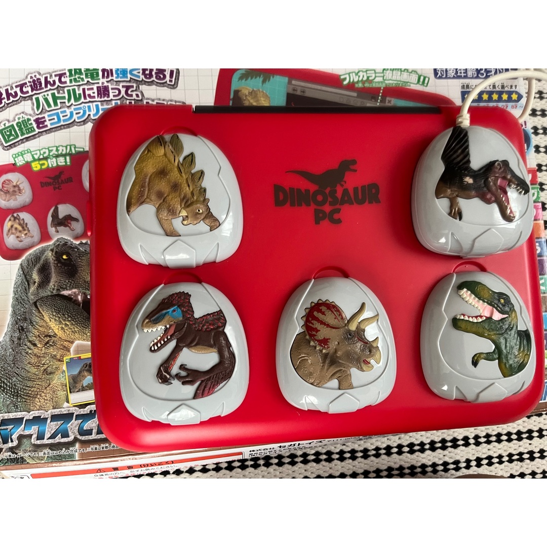 SEGA(セガ)の恐竜パソコン キッズ/ベビー/マタニティのおもちゃ(知育玩具)の商品写真