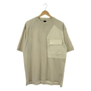 ザヴィリジアン(The Viridi-anne)の【美品】  The Viridi-Anne / ザヴィリジアン ヴィリディアン | Tcotton jersey pocket t-shirt / 天竺 ポケット オーバーTシャツ | 3 | グレージュ | メンズ(Tシャツ/カットソー(半袖/袖なし))