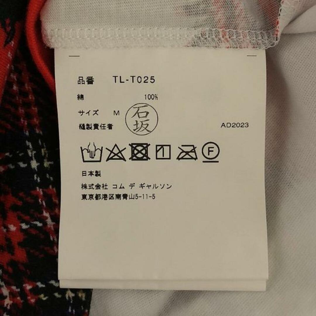 【美品】  tao COMME des GARCONS / タオコムデギャルソン | 2023AW | コットン タータンチェック クルーネックカットソー | M | ホワイト | レディース レディースのトップス(Tシャツ(長袖/七分))の商品写真