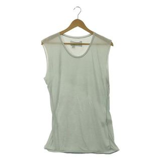 グレッグローレン(Greg Lauren)のGREG LAUREN / グレッグローレン | SLEEVELESS SLOUCHY WHITE TEE / スローブレス トップス / タンクトップ | 1 | ライトブレー | メンズ(タンクトップ)