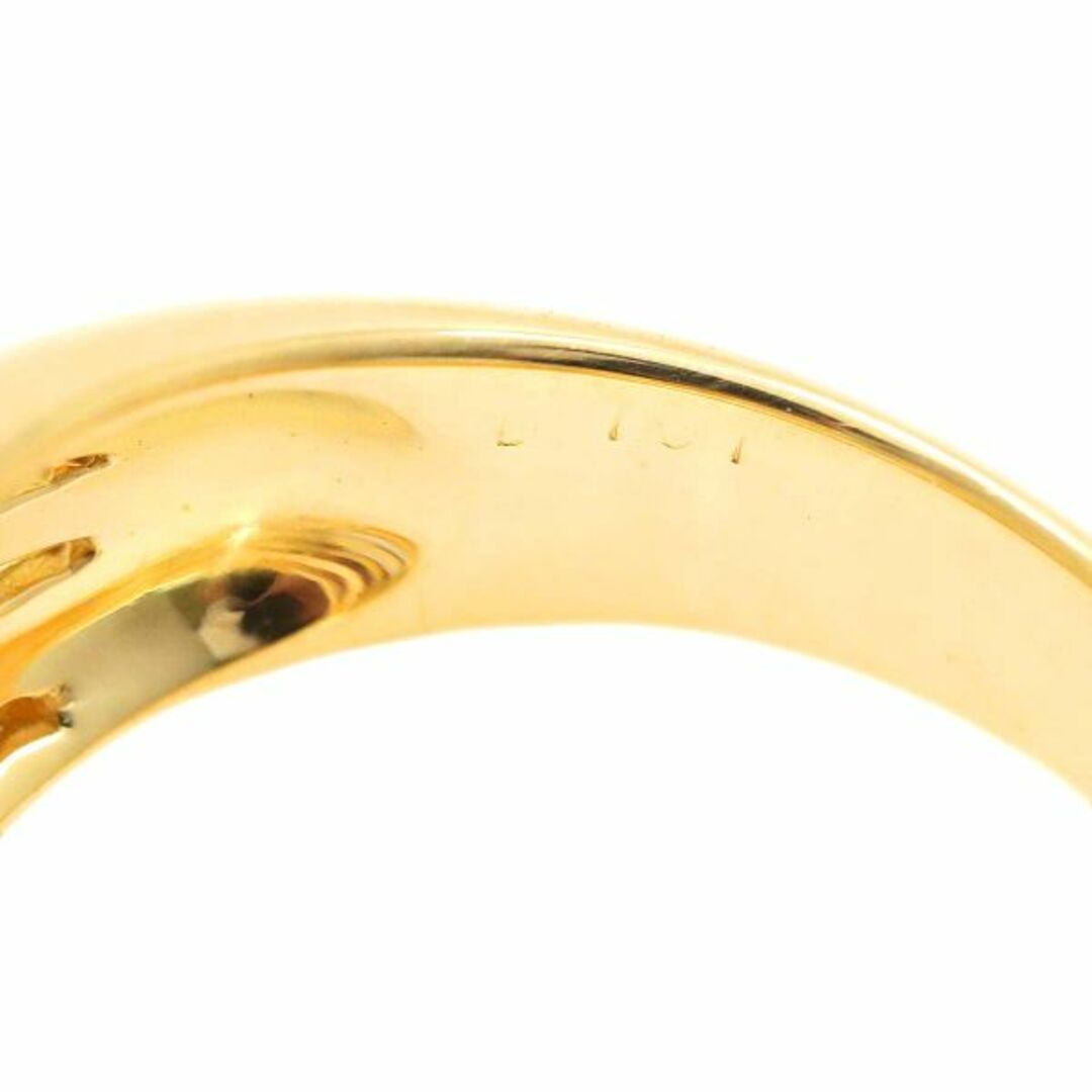 リング 14号 ダイヤ 1.01ct K18 YG イエローゴールド 750 指輪 VLP 90232725 レディースのアクセサリー(リング(指輪))の商品写真