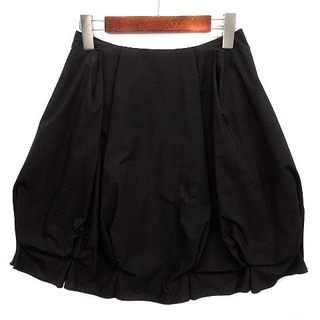 フォクシーニューヨーク ブロッサム バルーン スカート ブラック 黒 40(ひざ丈スカート)