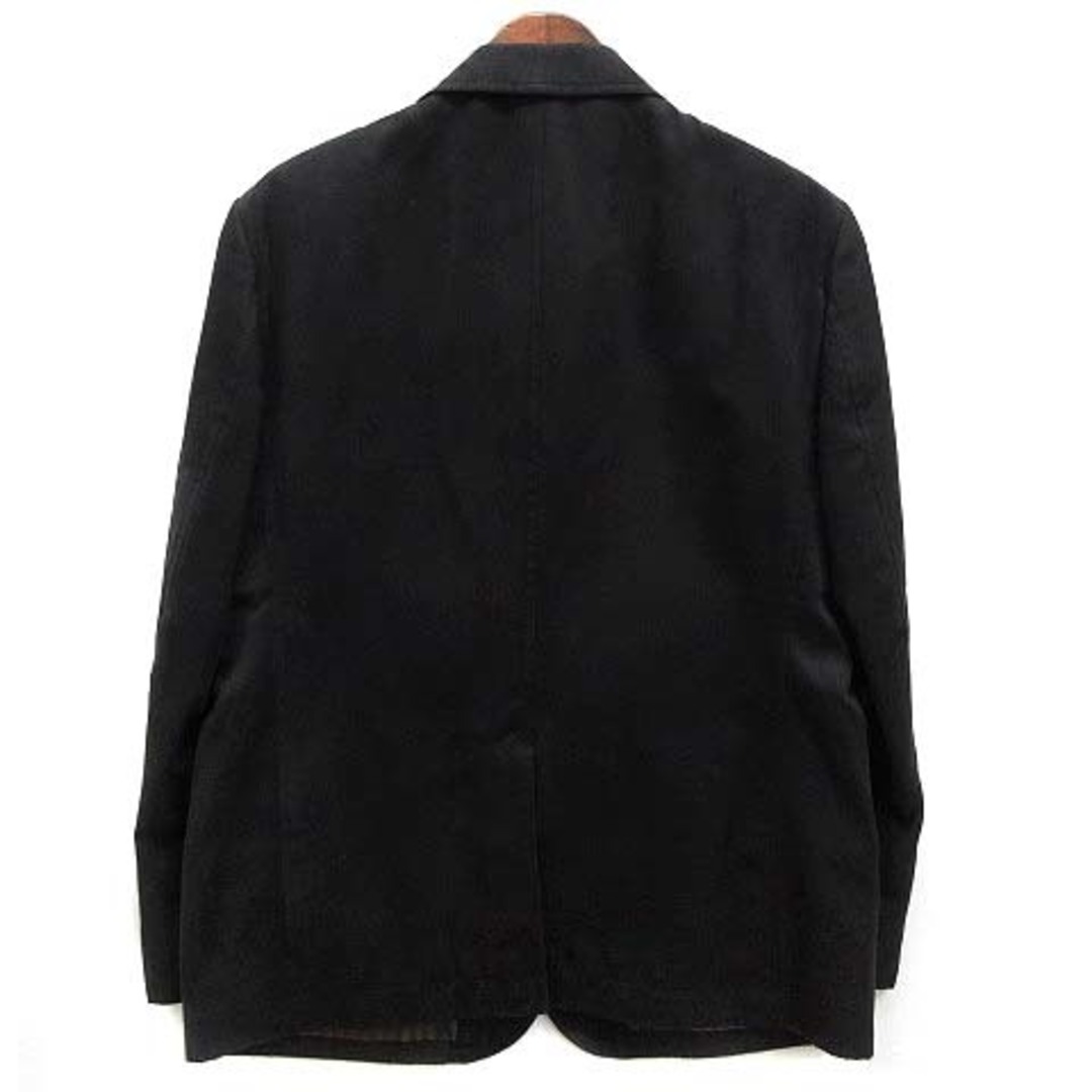 ヤマモトカンサイ 山本寛斎 フェイクスウェード ジャケット 2B ブラック L メンズのジャケット/アウター(テーラードジャケット)の商品写真