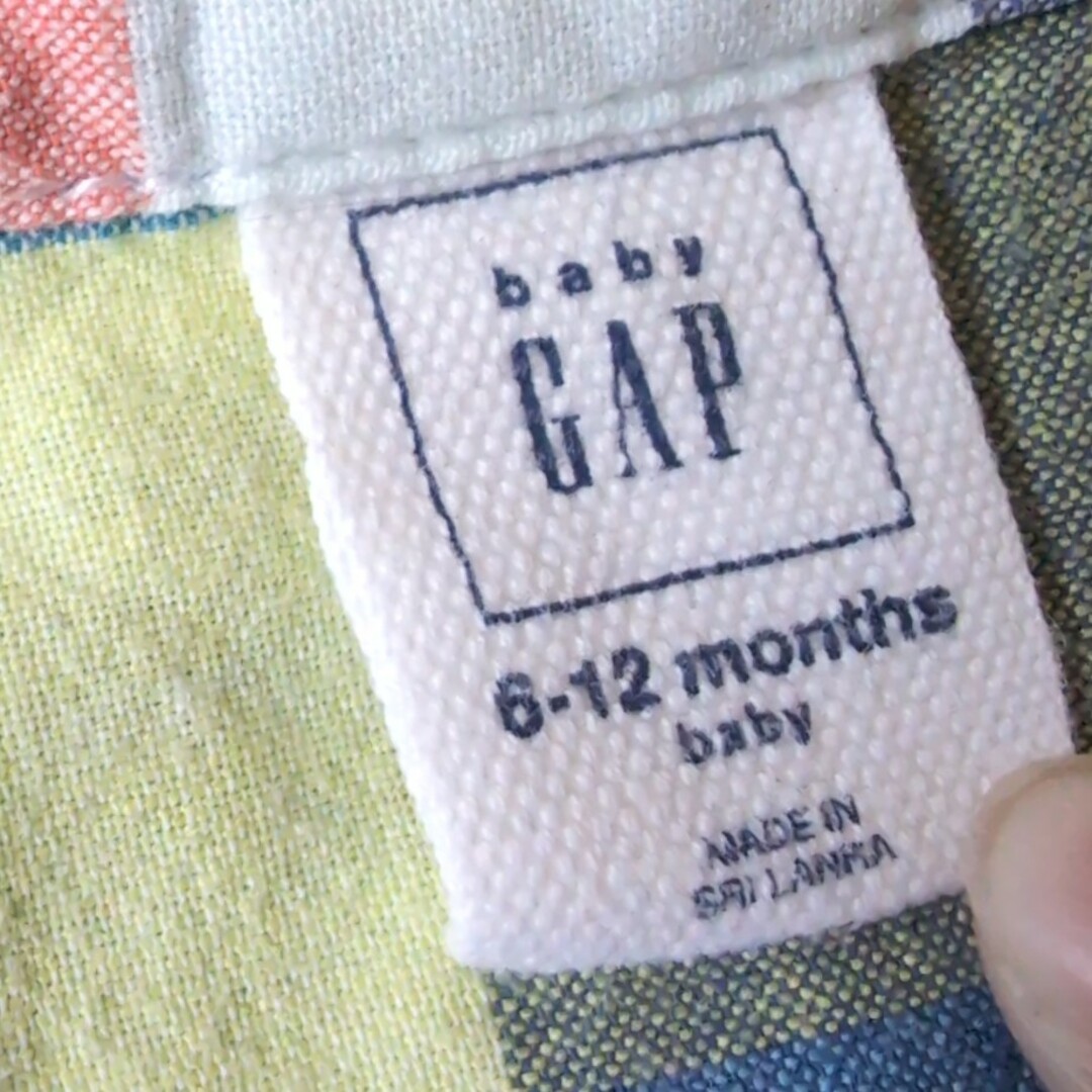 babyGAP(ベビーギャップ)のベビーロンパース７０サイズ　GAP キッズ/ベビー/マタニティのベビー服(~85cm)(ロンパース)の商品写真