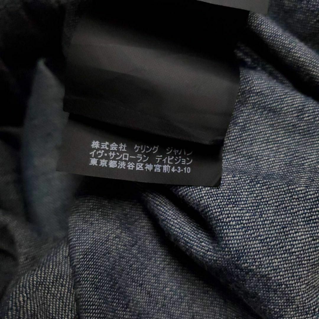 Saint Laurent(サンローラン)の【最高デザイン】サンローランパリ ワッペン デニムシャツ ダンガリーシャツ ロゴ メンズのトップス(シャツ)の商品写真