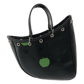 COMME des GARCONS - 【美品】  COMME des GARCONS / コムデギャルソン | × The Beatles / ザ・ビートルズ  Boat Bag / レザー ハンド トート ボートバッグ | ブラック | レディース