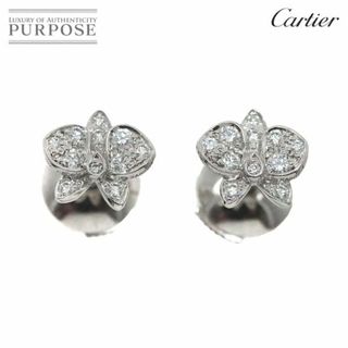 Cartier - カルティエ Cartier カレス ドルキデパル ダイヤ ピアス K18 WG ホワイトゴールド 750【証明書付き】 VLP 90228234