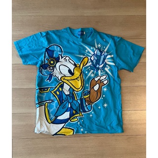 ディズニー(Disney)のディズニーシー　ドナルド　Tシャツ　LL ブルー　水色　15周年　disney(Tシャツ/カットソー(半袖/袖なし))