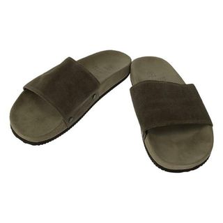 BRUNELLO CUCINELLI - 【美品】  BRUNELLO CUCINELLI / ブルネロクチネリ | レザー サンダル | 9 | ベージュ/ブラウン系 | メンズ