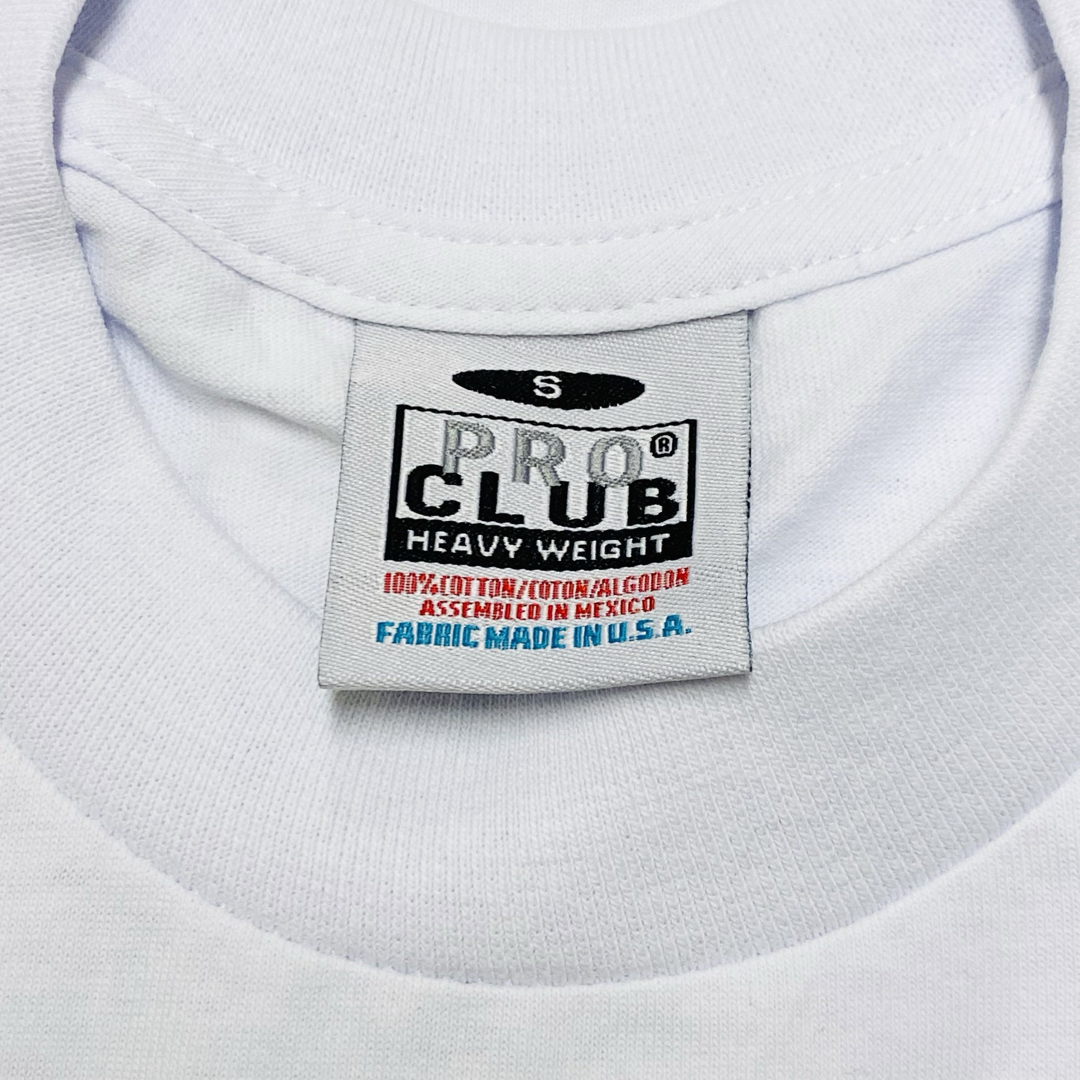 PRO CLUB(プロクラブ)の新品未使用 プロクラブ 6.5oz ヘビーウエイト 無地半袖Tシャツ 白黒2枚S メンズのトップス(Tシャツ/カットソー(半袖/袖なし))の商品写真