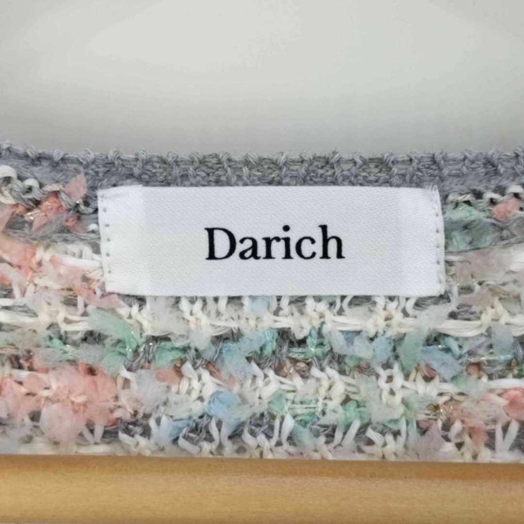 Darich(ダーリッチ) 24SS ミックスツイードニットトップス レディース レディースのトップス(ニット/セーター)の商品写真