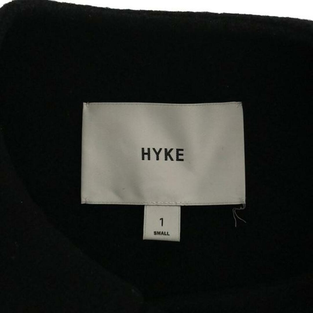 HYKE(ハイク)のHYKE / ハイク | DOUBLE FACE TRENCH COAT ウール ロングコート | 1 | ブラック | レディース レディースのジャケット/アウター(その他)の商品写真