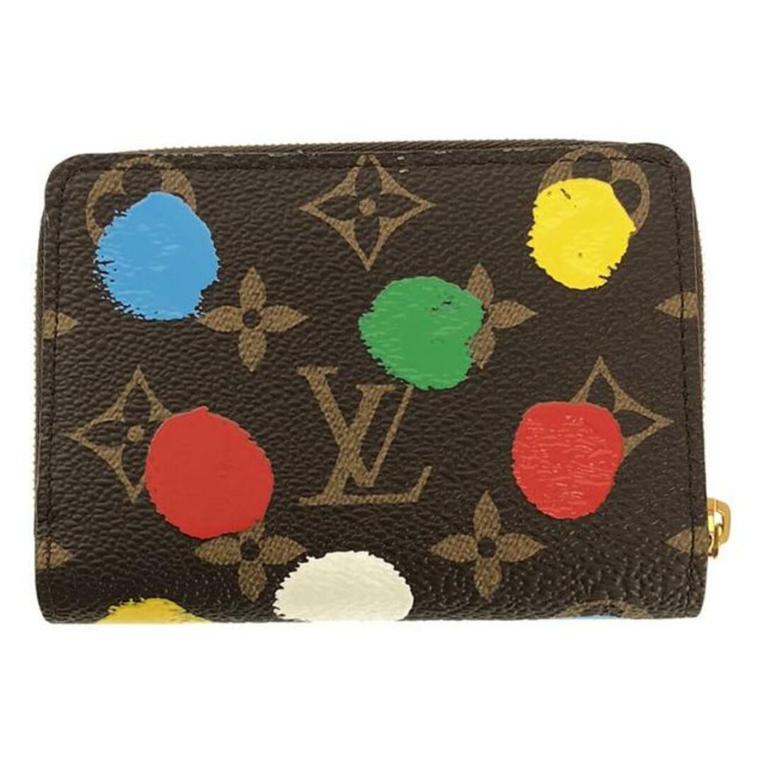 LOUIS VUITTON(ルイヴィトン)の【美品】  Louis Vuitton / ルイヴィトン | LV×YK 草間彌生 / Yayoi Kusama M81981 ポルトフォイユ・ルー モノグラム コンパクトウォレット / 財布 | ブラウン/マルチカラー | レディース レディースのファッション小物(財布)の商品写真