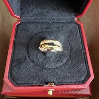 カルティエ(Cartier)のカルティエ　トリニティ　MM 48 美品(リング(指輪))