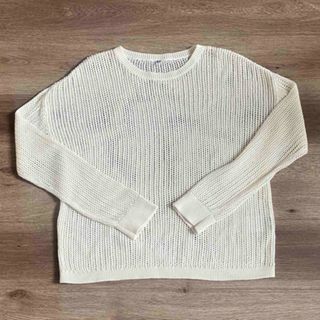 ユニクロ(UNIQLO)のユニクロ　メッシュクルーネックセーター(ニット/セーター)