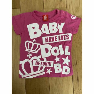 BABYDOLL - ベビードール　BABYDOLL Tシャツ　半袖　トップス　キッズ　ベビー　ピンク