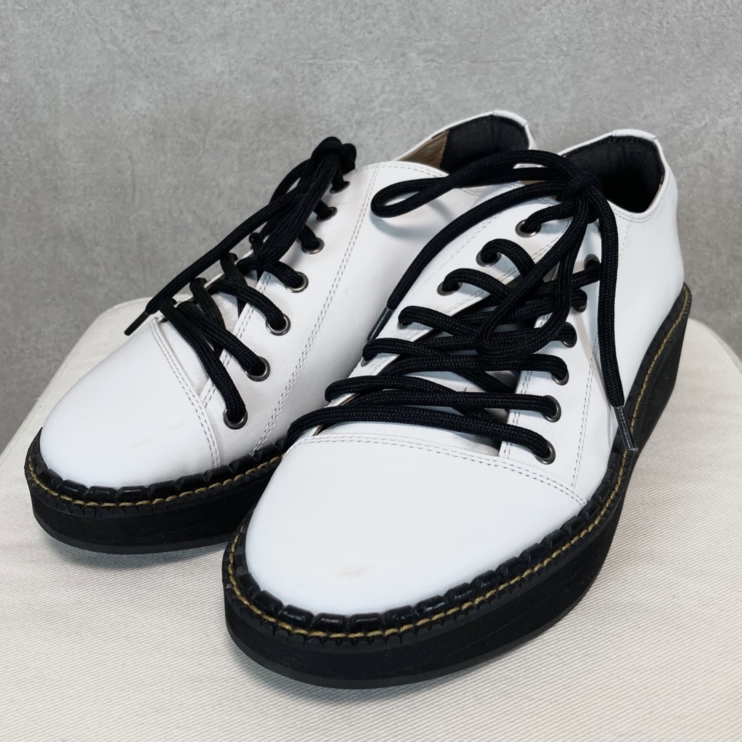 LIMI feu(リミフゥ)のLIMI feu Smooth Leather Slantcap Shoes 6 レディースの靴/シューズ(その他)の商品写真