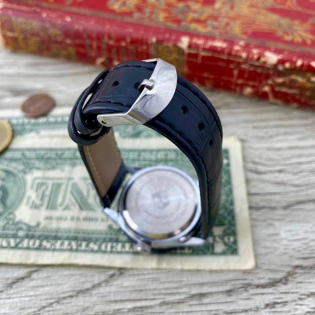 ORIS(オリス)の【BIGサイズ】オリス メンズ腕時計 ブラック ベゼル 手巻き ヴィンテージ メンズの時計(腕時計(アナログ))の商品写真