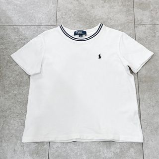 ラルフローレン(Ralph Lauren)のラルフローレン 白 Tシャツ 半袖 ポロシャツ キッズ 110cm 美品(Tシャツ/カットソー)