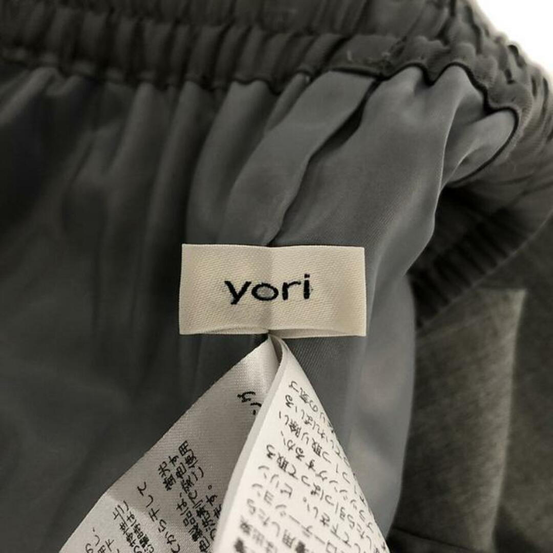 yori / ヨリ | ドローストリング ウールタックパンツ / 総裏地 | 36 | グレー | レディース レディースのパンツ(その他)の商品写真