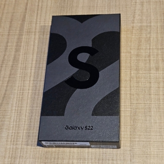 サムスン(SAMSUNG)の【新品未開封】Galaxy S22 ブラック(スマートフォン本体)