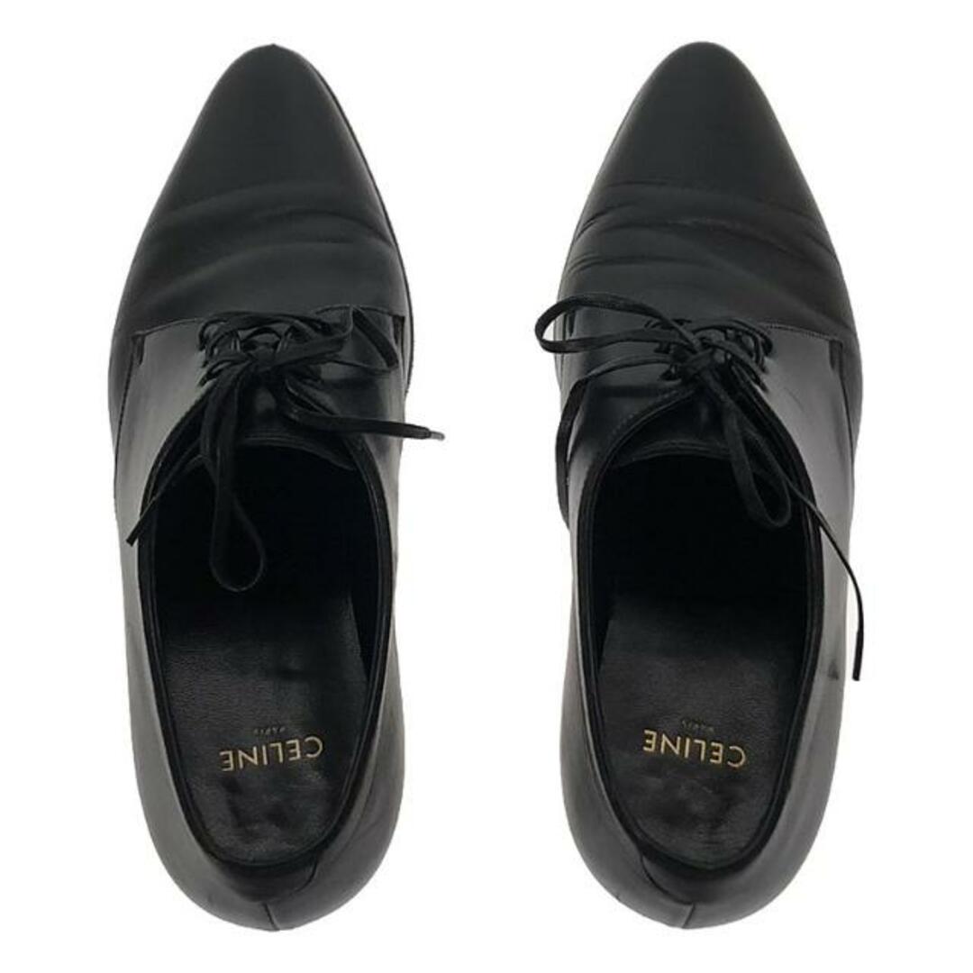 celine(セリーヌ)の【美品】  CELINE / セリーヌ | Jacno Lace Up Derby Shoes レースアップドレスシューズ | 34 | ブラック | レディース レディースの靴/シューズ(ブーツ)の商品写真