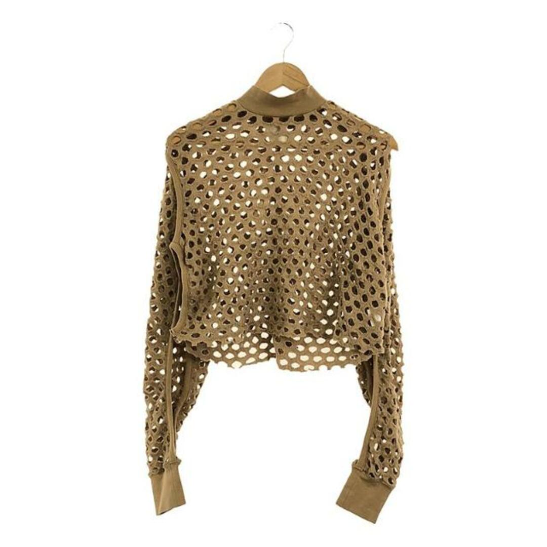 jonnlynx(ジョンリンクス)のjonnlynx / ジョンリンクス | hole dot pullover ウール ホール ドット プルオーバーニット | F | ベージュ | レディース レディースのトップス(ニット/セーター)の商品写真