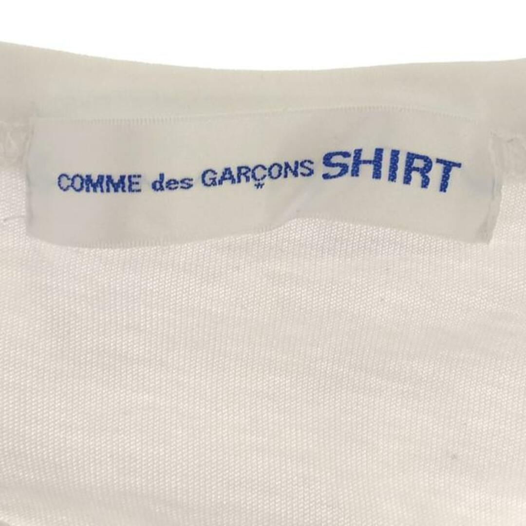 COMME des GARCONS SHIRT(コムデギャルソンシャツ)のCOMME des GARCONS SHIRT / コムデギャルソンシャツ | クルーネックTシャツ | ホワイト | メンズ メンズのトップス(Tシャツ/カットソー(半袖/袖なし))の商品写真