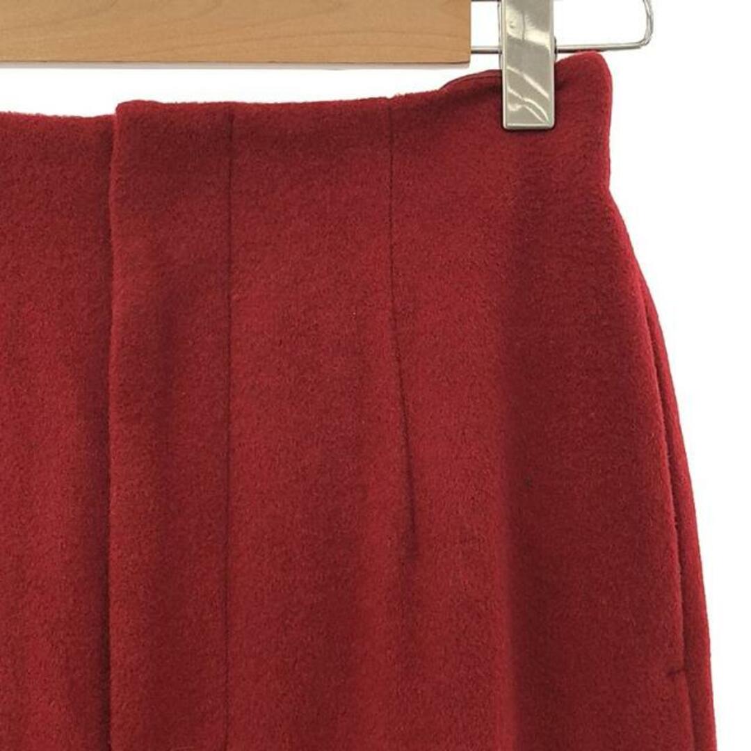 UNION LAUNCH / ユニオンランチ | × RonHerman ウール ロングスカート | XS | レッド | レディース レディースのスカート(ロングスカート)の商品写真