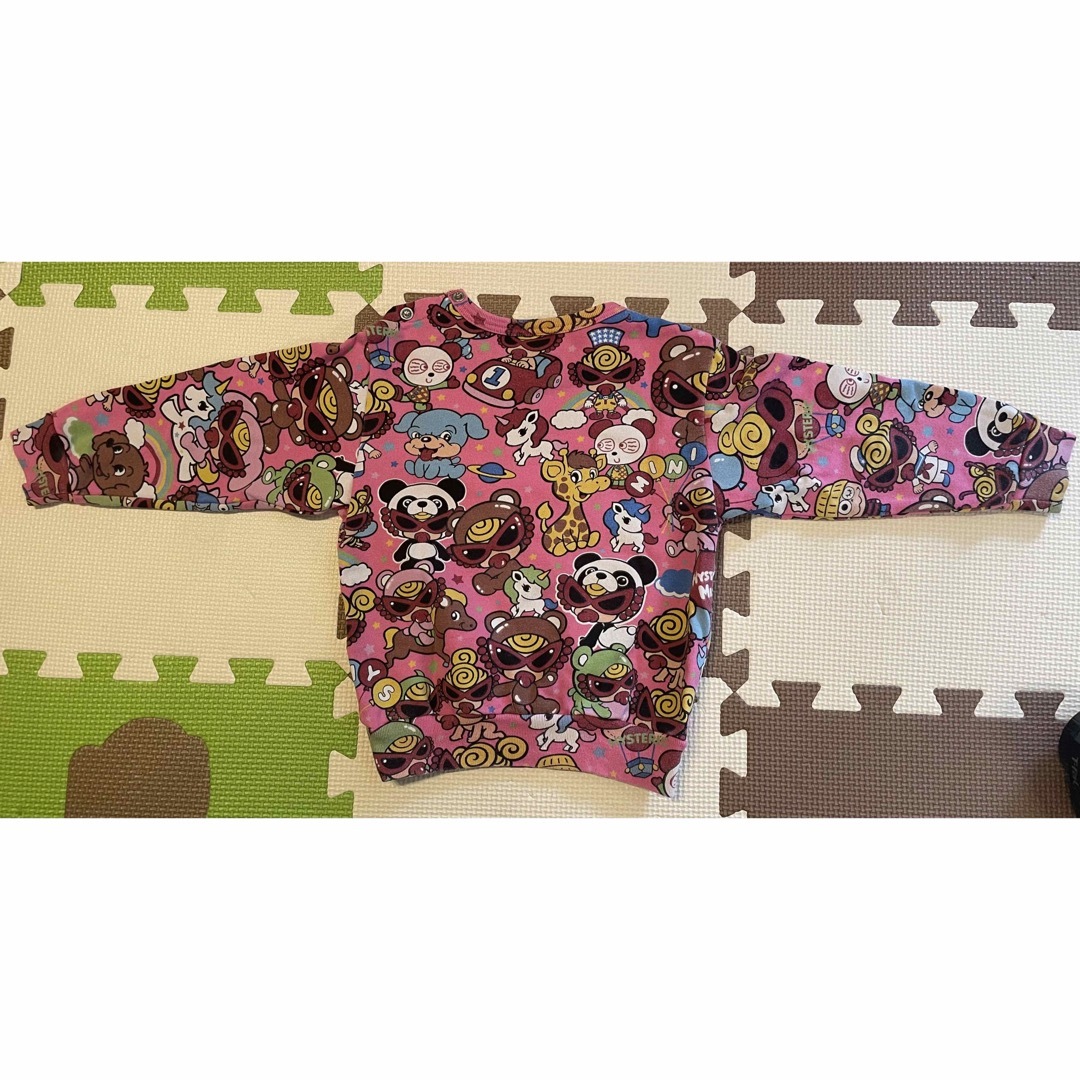 HYSTERIC MINI(ヒステリックミニ)のMY FIRST HYSTERIC　DREAM WORLD総柄 裏毛トレーナー キッズ/ベビー/マタニティのキッズ服女の子用(90cm~)(その他)の商品写真