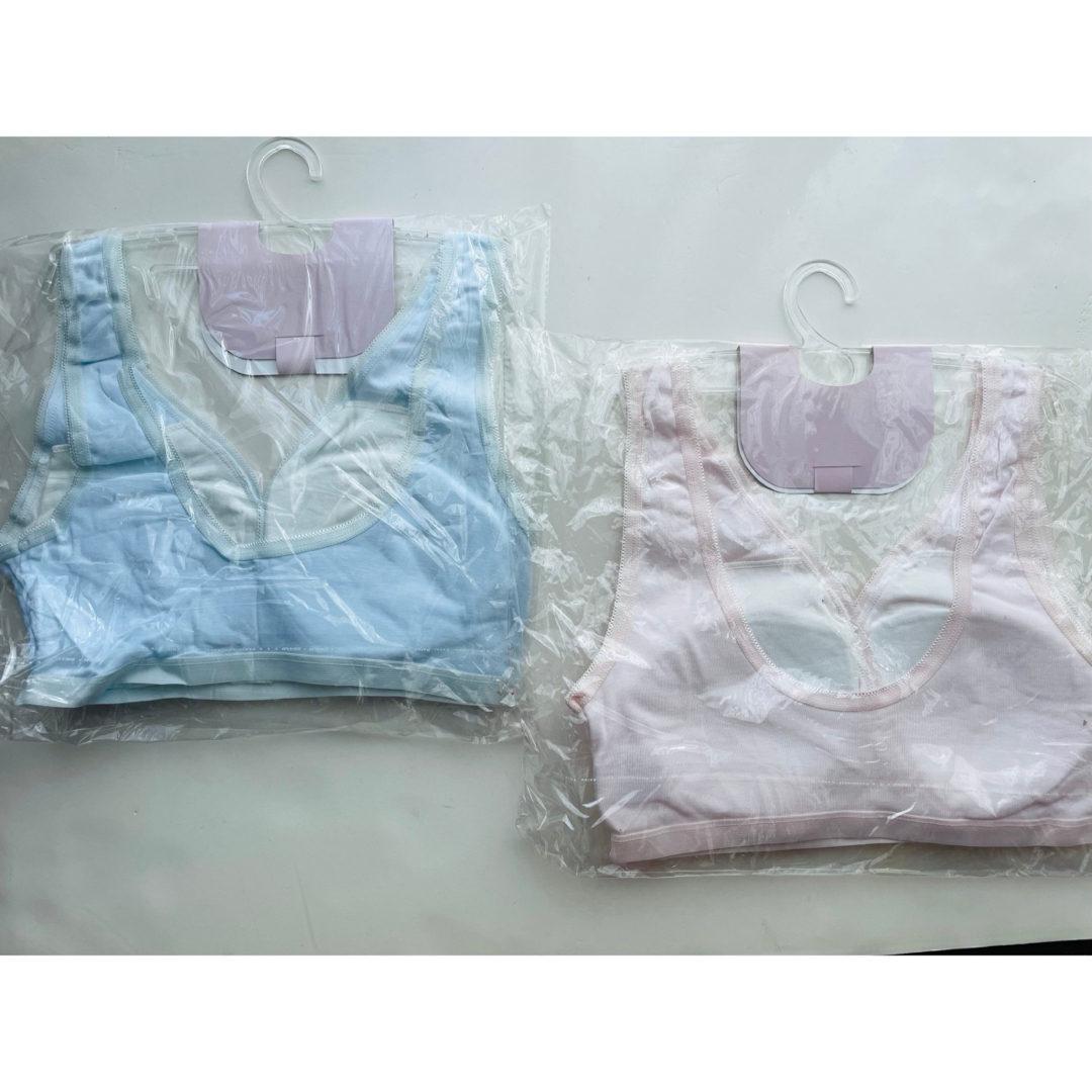 授乳ブラジャー2枚　Ｍサイズ キッズ/ベビー/マタニティのマタニティ(マタニティ下着)の商品写真