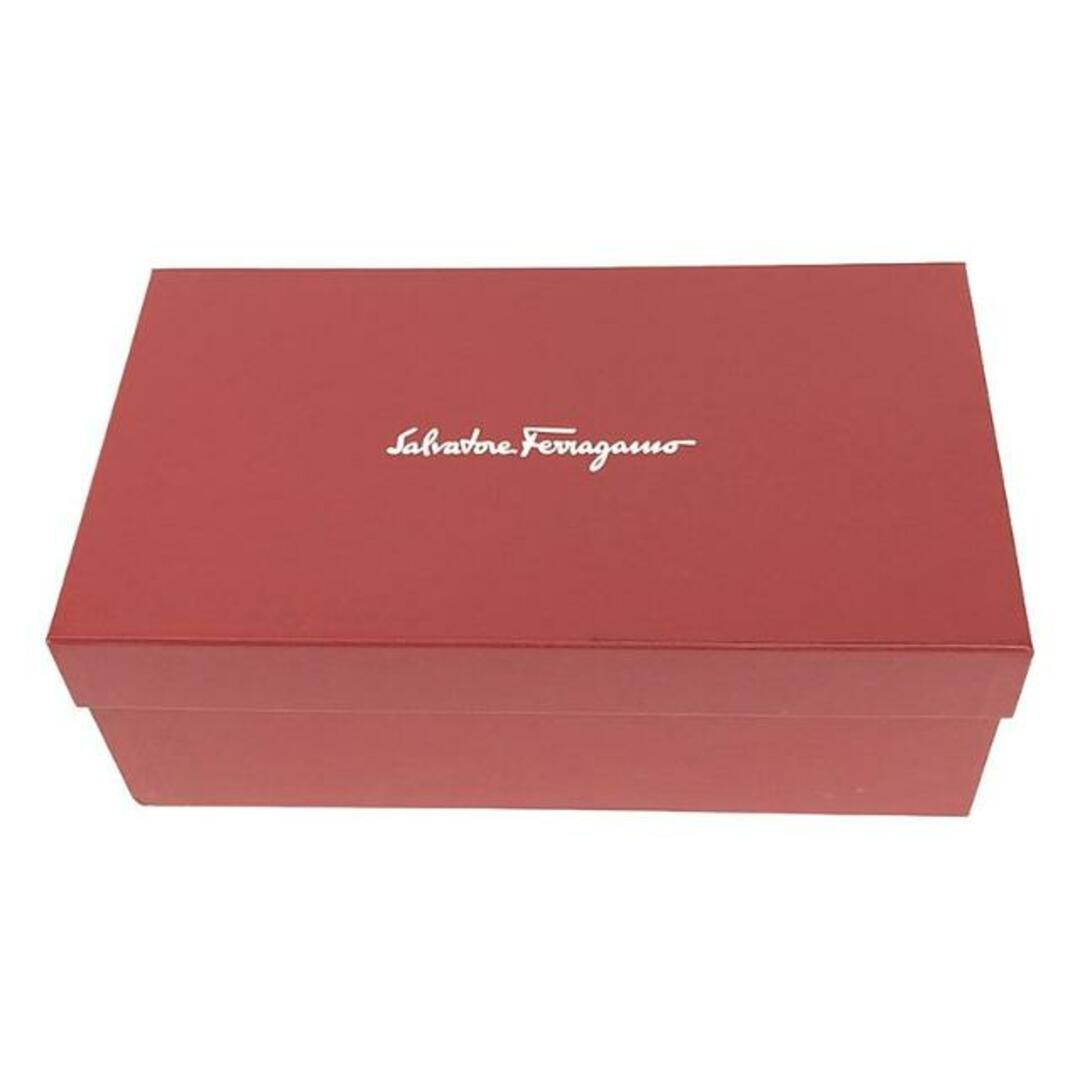 【美品】  Salvatore Ferragamo / サルヴァトーレフェラガモ | リボン チャンキーヒール フラット パンプス | 4 | ベージュ | レディース レディースの靴/シューズ(ハイヒール/パンプス)の商品写真