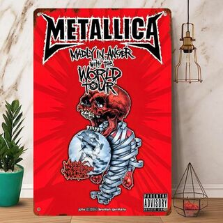 ロック【 メタリカ / Metallica 】メタル ポスター ブリキ看板 16(その他)