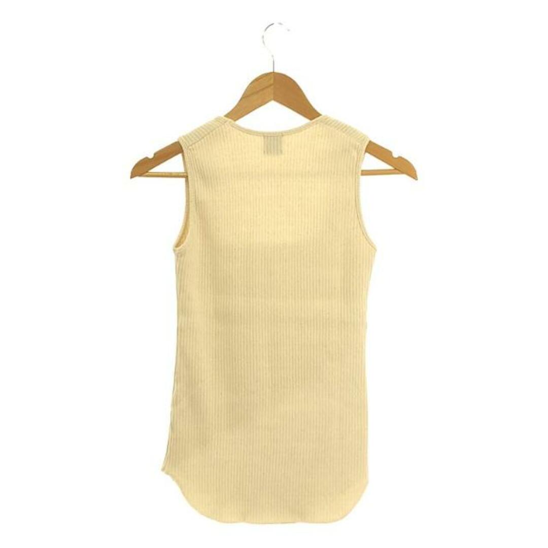 【美品】  6(ROKU) BEAUTY&YOUTH / ロクビューティーアンドユース | COTTON RIB TANK TOP / リブ タンクトップ | F | アイボリー系 | レディース レディースのトップス(タンクトップ)の商品写真