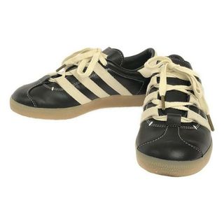 アディダス(adidas)の【美品】  adidas / アディダス | × FOOT INDUSTRY GAZELLE / ID3517 レザースニーカー | 22 | ブラック | レディース(スニーカー)