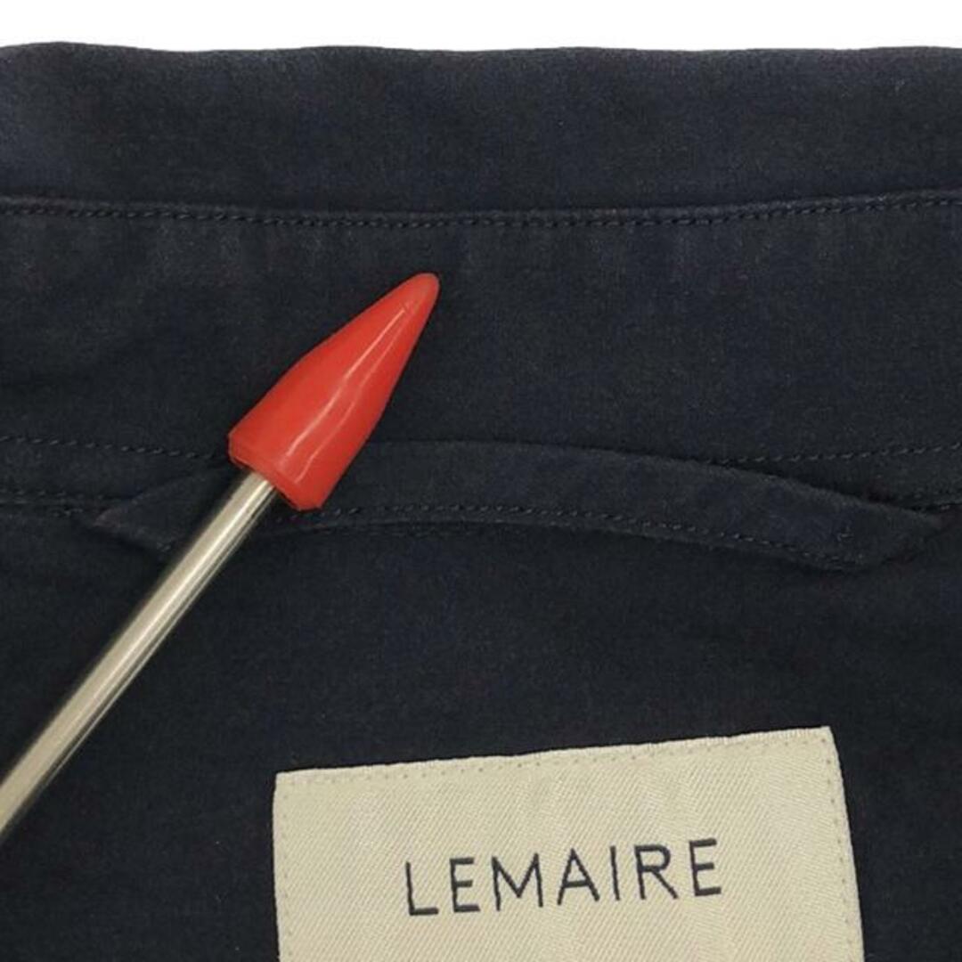 LEMAIRE(ルメール)のLEMAIRE / ルメール | コットン レギュラーカラーシャツ | 48 | ネイビー | メンズ メンズのトップス(Tシャツ/カットソー(七分/長袖))の商品写真